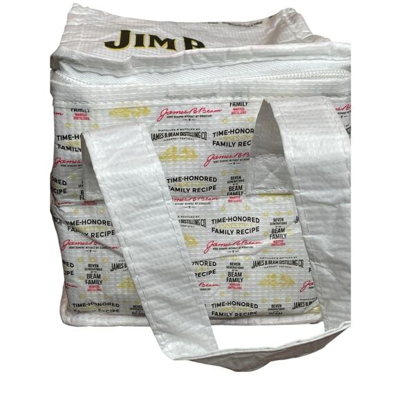 Jim Beam Bourbon Whiskey Cooler Bag Insulated Can Tote Collapse Travel Promo 6" - Picture 6 of 12